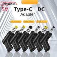 FAYSHOWSG USB C PD to DC Power Connector, 5V 9V 12V Universal Type C to DC Jack Plug, Type-C PD Conv