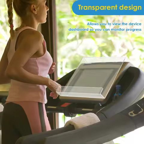 Acrylic Treadmill Book Holder Transparent Treadmill Tablet Mount Portable Exercise Bike Reading Stan