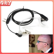 GKY FBI Style Headset Earphone Earpiece Mic Security Radio Walkie Talkie Pro 2 Pin GKY