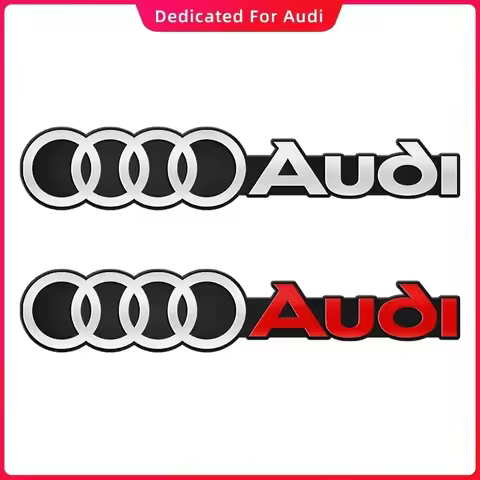 Car Styling Trunk Badge Sticker for Audi A3 A5 A6 A4 A1 A2 B8 B4 B3 B6 B5 B2 B7 Q5 Q3 Q2 S3 S5 S6 RS
