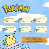 Pokemon Book STICKER/LABEL STICKER