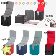 OPTIMISTI Game MTG Trading Card Holder, Collectible Game PU Deck Box, Box Protectors Storage Organiz