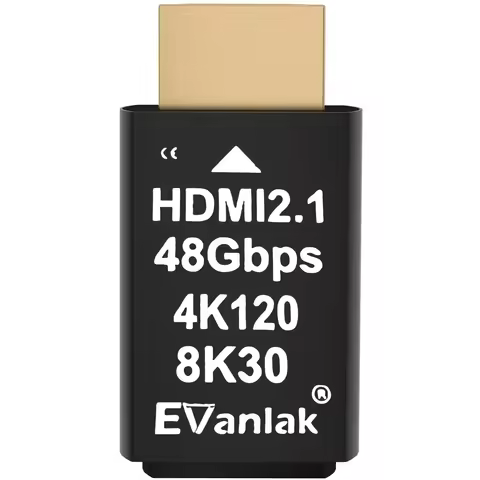 4K 120Hz HDMI 2.1 Dummy Plug EDID Headless Adapter, Virtual Display Emulator for PC,VR & Crypto Mini