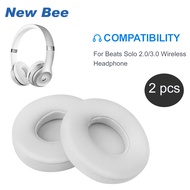 New Bee Miếng đệm tai thay thế Beats Solo 2 miếng Cách ly tiếng ồn Đệm tai bằng bọt bộ nhớ cho tai n