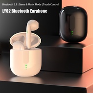 TWS LY02 Bluetooth Earphone For iPhone Xiaomi Samsung Android Touch Control Noise Reduction Earbuds Compatible Wireless Bluetooth Headset Pro Wireless Earphones