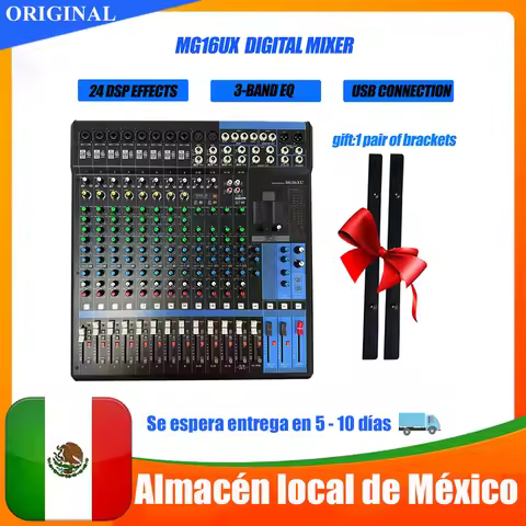 MG16 mixer original mixer audio professional dj mixer console 16 channel sound table DJ Sound mixer 