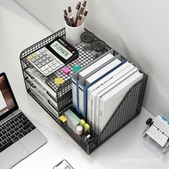 File Rack Office Supplies File Rack Put Book a4 Paper Iron Art Student Data Storage Desk Bookshelf