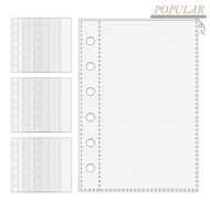 POPULAR Card Protector Sleeves, 6-Ring A7 A7 Binder Pages,  Binder Refill