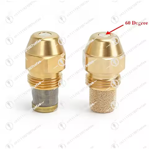 60 degree brass fuel nozzle, diesel burner nozzle, 60 degree spray angle