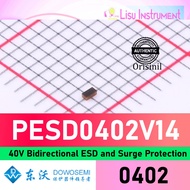 PESD0402V14 40V Bidirectional 14V 0402 ESD and Surge Protection TVS DOWOSEMI