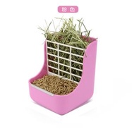 兔兔草架食盆二合一丨兔兔掛式餵食器丨侏儒兔龍貓食槽丨寵物用品【平行進口】