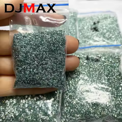 Blue Green Moissanite 0.7-14mm Wholesale 1CT Small Size Loose Stones 0.1-10ct Lab Grown Moissanite D
