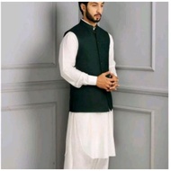 Pakistani men's vest, Pakistani/ vest, mandarin men's vest