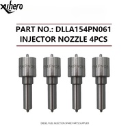 4pcs DLLA154PN061 Fuel Injector Nozzle 105017-0610 Diesel Pump Parts For ISUZU Elf 4BE1 3.6L Injecti