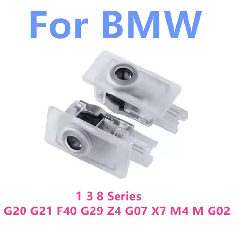 2X LED decoration lamp show tool Accessories For BMW New 3 4 8 Series Car Door light G20 G21 G29 G28