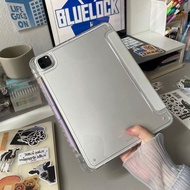 Shockproof Acrylic Hard Case for iPad 10th Gen 2022 Pro11 10.5 9.7 iPad 10.2 9th 8th 7th Gen Air 5 4 3 2 1 Mini 6 with Pencil Holder Casing Cover