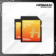 Homan UHS-II SD Card V60 (128GB/256GB/512GB)