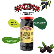 Borges Whole Black Olives Spain (300G)