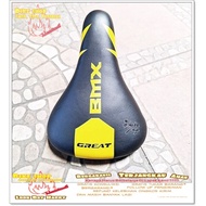 GREAT FAT YELLOW BMX BIKE SADDLE MTB BMX Bike
