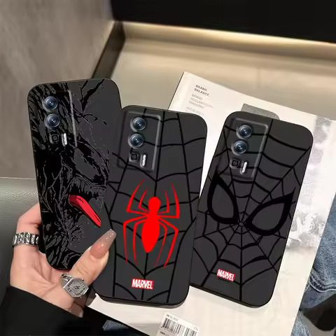 Marvel Spider Man Venom For Xiaomi Redmi 9A 9C 9AT 10C 9 9T 10 12C 13C A3 12 K60 A1 K50 K40 5G Black