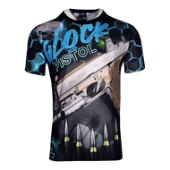 Glock T-Shirt Printed Team Glock Jersey New Design Full Sublimation