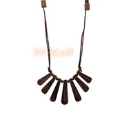 ETHNIC WOODEN NECKLACE FOR WOMEN'S HIJAB FASHION
