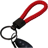 Braided Leather Keychain - Strap Keychain - Key Fob Accessory Stylish Keychain Straps for Men and Wo