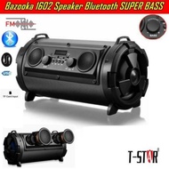 BOOM BASS Outdoor Portable Bluetooth Speaker Subwoofer With Mic - Hbpc1602 -