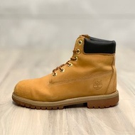 [已清潔] Timberland Premium 6-Inch Waterproof Boots / Khaki / Yellow / Wheat Nubuck / Suede / Leather / Shoes / Classic / Vintage / Unisex / Men / Women / Kids / 6吋防水靴 / 卡其色 / 泥黃色 / 麂皮 / 皮革鞋 / 高筒鞋 / 經典 / 復古 / 古著 / 文青 / 中性 / 男裝 / 女裝 / 童裝 (EU39 US6 UK5.5 24CM)