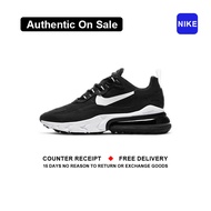 ใหม่และแท้ Nike Air Max 270 React " Black White " รองเท้ากีฬา DJ0032 - 011 รับประกัน 1 ปี