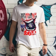 G-Shock Joker Laughing Why So Serious? Graphic Tee Cotton T-Shirt