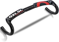RXL SL Road Bike Handlebars, Drop Handlebars 31.8mm, Fixie Bike Handlebar Gravel Drop Bars 400mm 40cm, Lightweight UD Matte Handle Bent Bars Fixed Gear Aero Handlebars for Road Bike