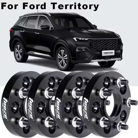 2/4PCS 5x114.3 70.5 1/2" / 5x108 63.4 M14x1.5 For Ford Territory Flange Plate T6-7075 Wheel Spacers 