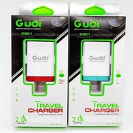 Gudi Universal 2.1A 2 USB Travel Charging Adapter