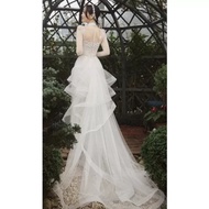 Wedding dress tail - ao dai tail