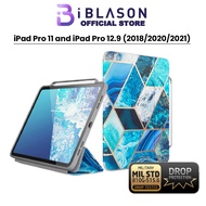 i-Blason Cosmo Series Case with Pencil Holder for iPad Pro 11"/Pro 12.9 (2018/2020/2021)(With Build-in Screen Protector)