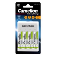 Camelion - 【BS-1057M-AA】USB獨立管道充電器(連AA2500mAh電池4粒) ▼F1(20762)