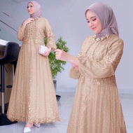 MAXI RAFIKA/MAXI TILE/GAMIS TILE/Gamis tile mutiara Busui friendly/gamis muslim