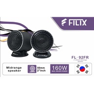 FILIX FL-92FR 2" Full Range Two Way Speaker 160 Watts