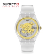 Swatch New Gent MY TIME SVIZ102-5300 White Transparent Strap Watch