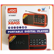 Ready Stock JOC H798 Portable Rechargeable Digital Radio MP3 Radio Mp3