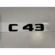 Mercedes Benz C43 Emblem Logo Gloss Black | Mercedes C 43 Emblem