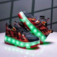 Giày Trượt Patin LED Sạc Cho Trẻ Em Giày Trượt Patin Thường Ngày Chống Mài Mòn Cho Bé Trai Và Bé Gái