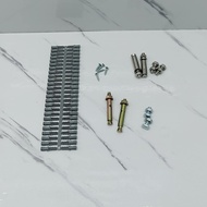 accessories installation aircond screw / wall plug rubber / nuts outdoor bracket / wall plug 10mm sk