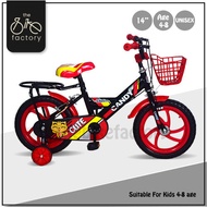 14 Inch Bicycle Candy For Kids Age 4-8 Basikal Kanak Kanak 4 -8 Tahun