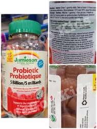 加拿大直送Jamieson Probiotic 5 billion益生菌莓味軟糖~95粒
