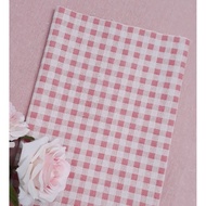 Checkered Burlap Table Cloth for Photography and Dining Table Decoration