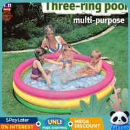 bestway 157cm Swimming Pool for Kids Bestway Rainbow Childred Round Swimming Pool