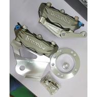 Brembo Caliper Y15 Y15zr K50 / M3 100mm Front and Rear with Bracket Bush Screw set 100% Original BRE