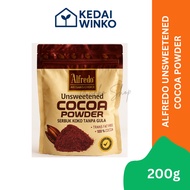 Alfredo Unsweetened Cocoa Powder Serbuk Koko tanpa Gula 200g Ready Stock Halal